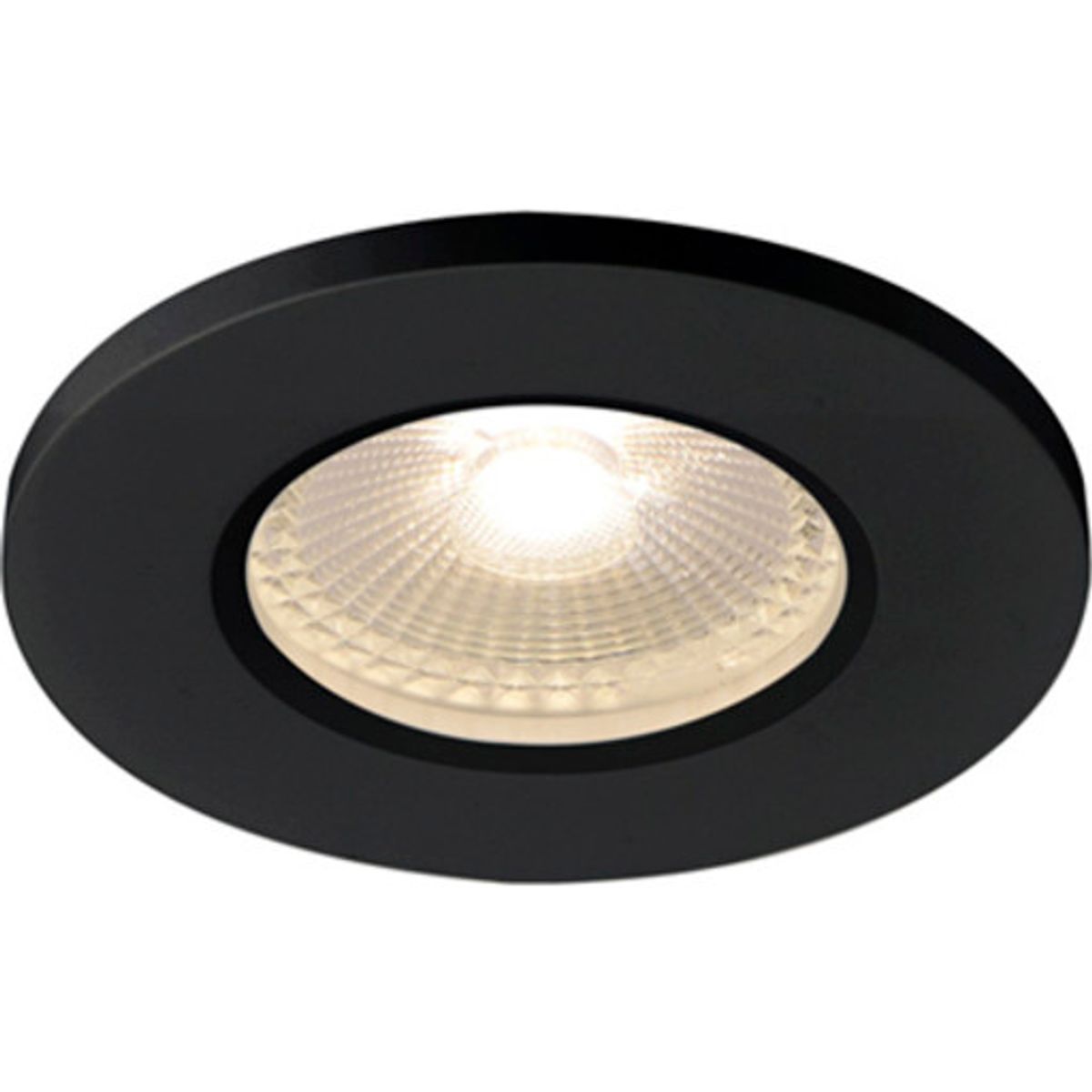 KAMUELA ECO LED, sort, 3000K, 38°, dæmpbar, IP65