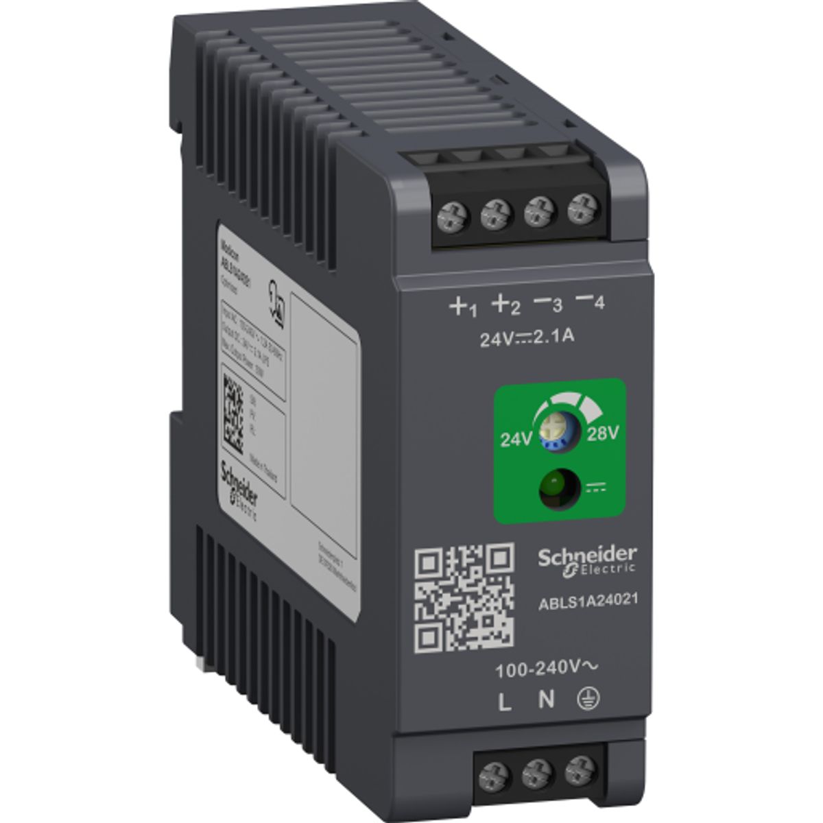 Strømforsyning Switch Mode 24V DC 2,1A 1F, optimized, ABLS1A24021