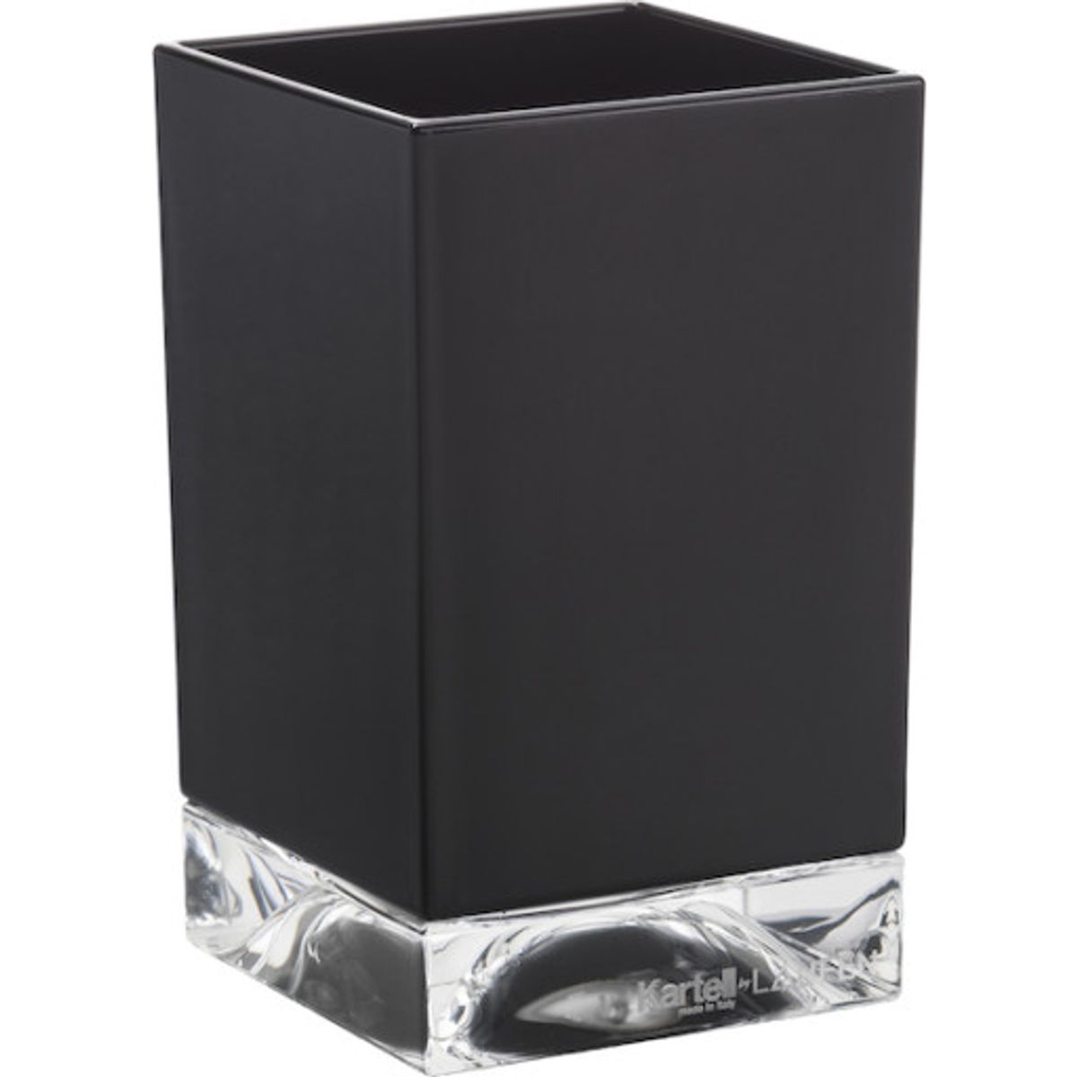 Kartell Laufen Boxy tandkrus, sort