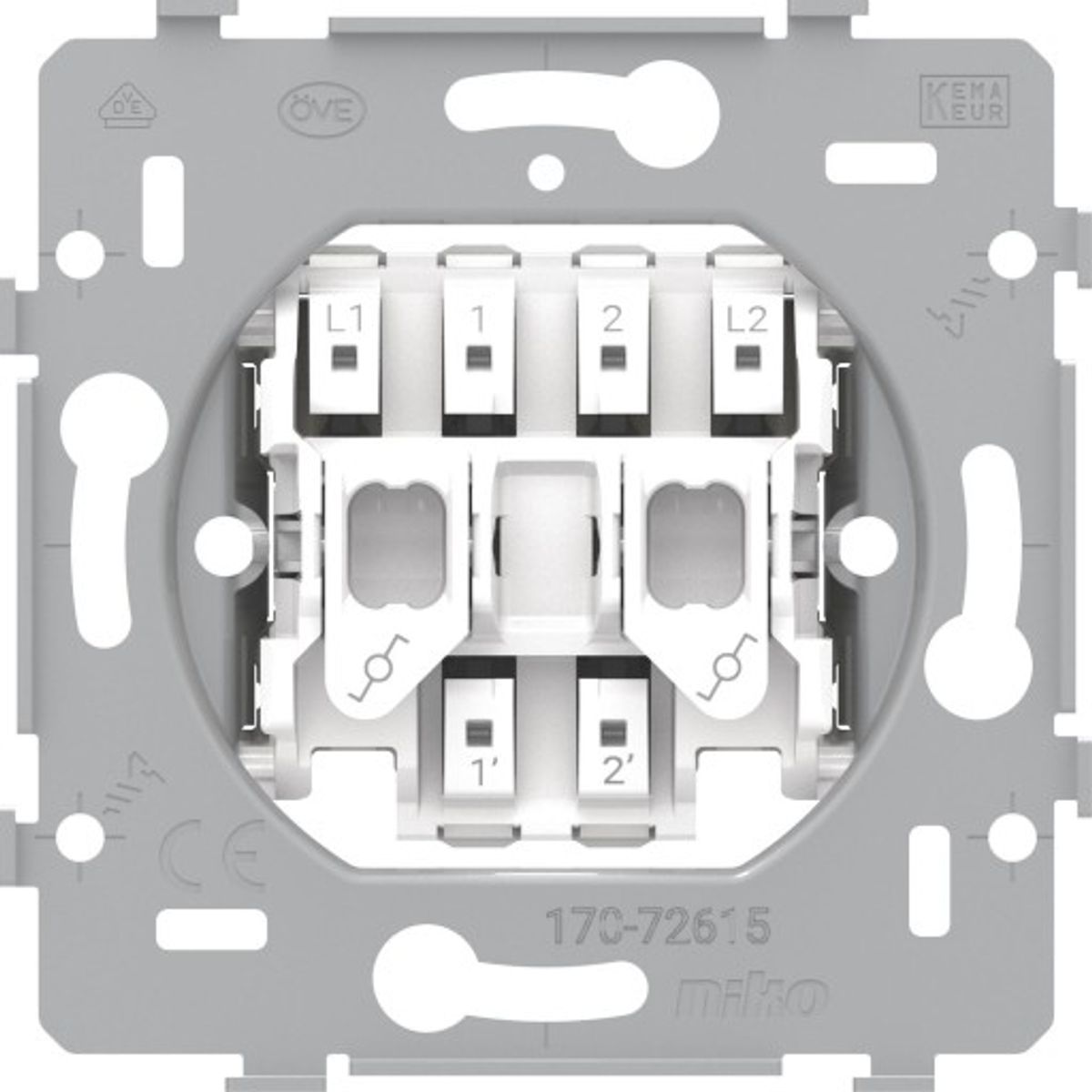 10 stk DB KORRESP-AFBRYDER 10A/250VAC