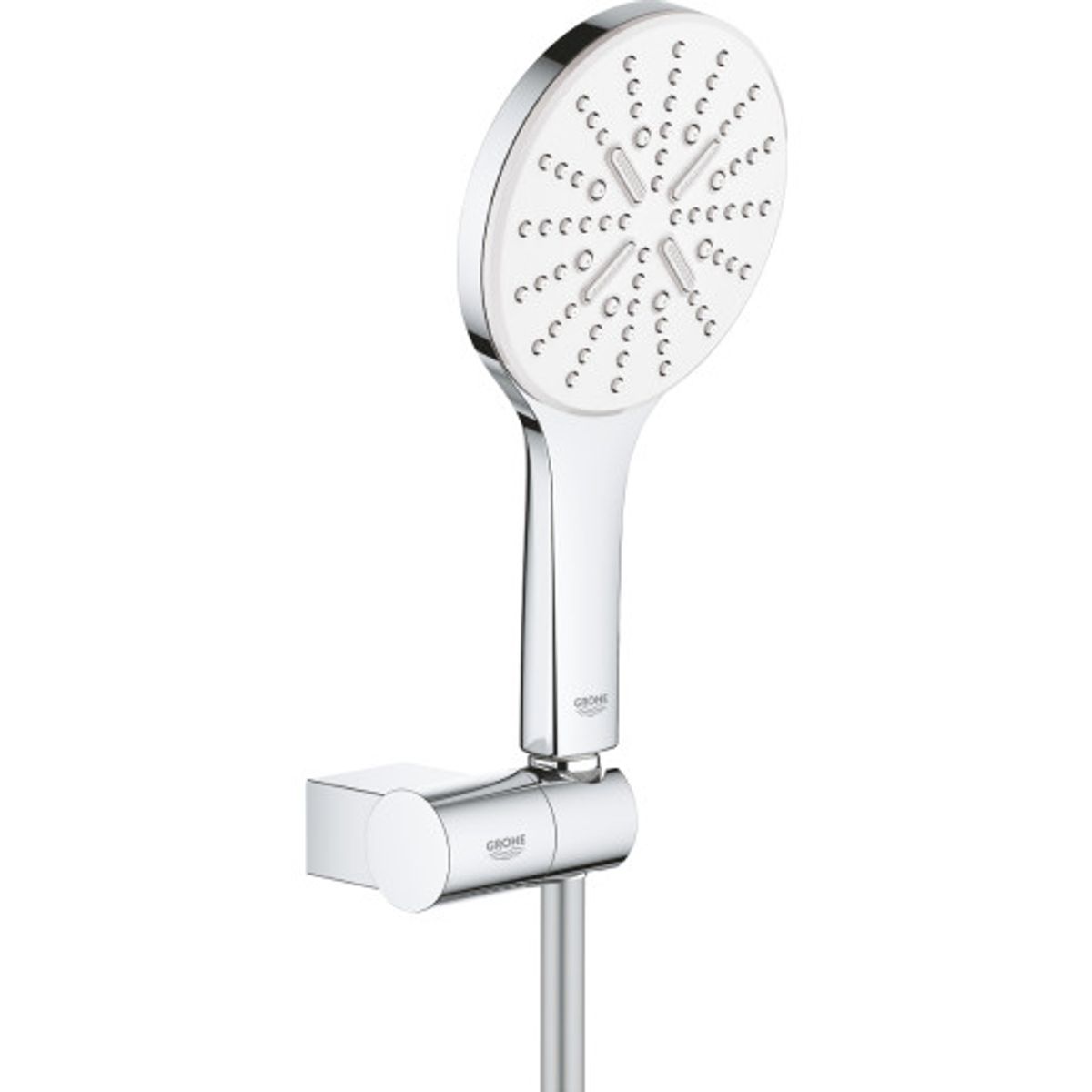 Grohe Rainshower SmartActive 130 brusesæt, krom/hvid