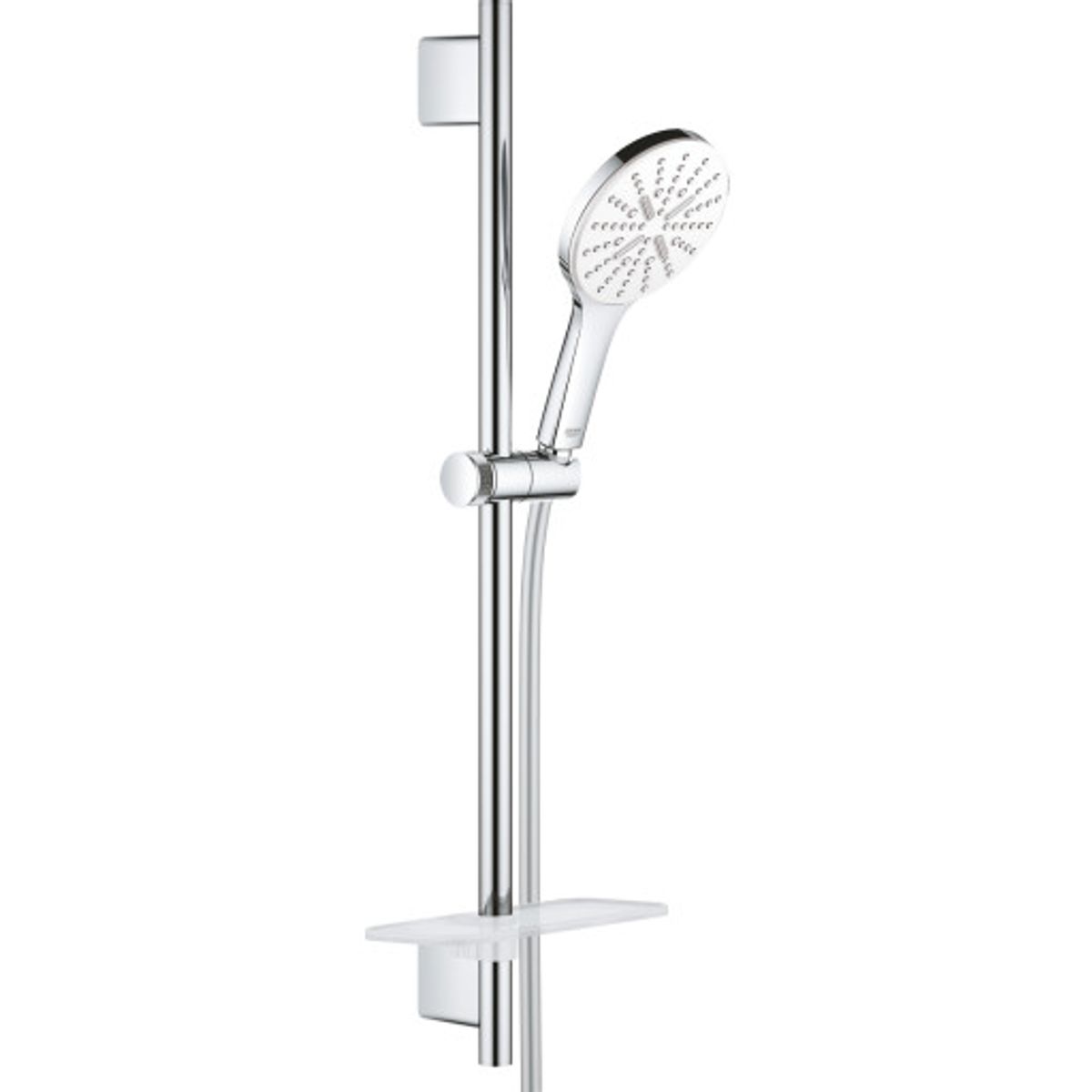 Grohe Rainshower SmartActive 130 brusesæt, krom/hvid