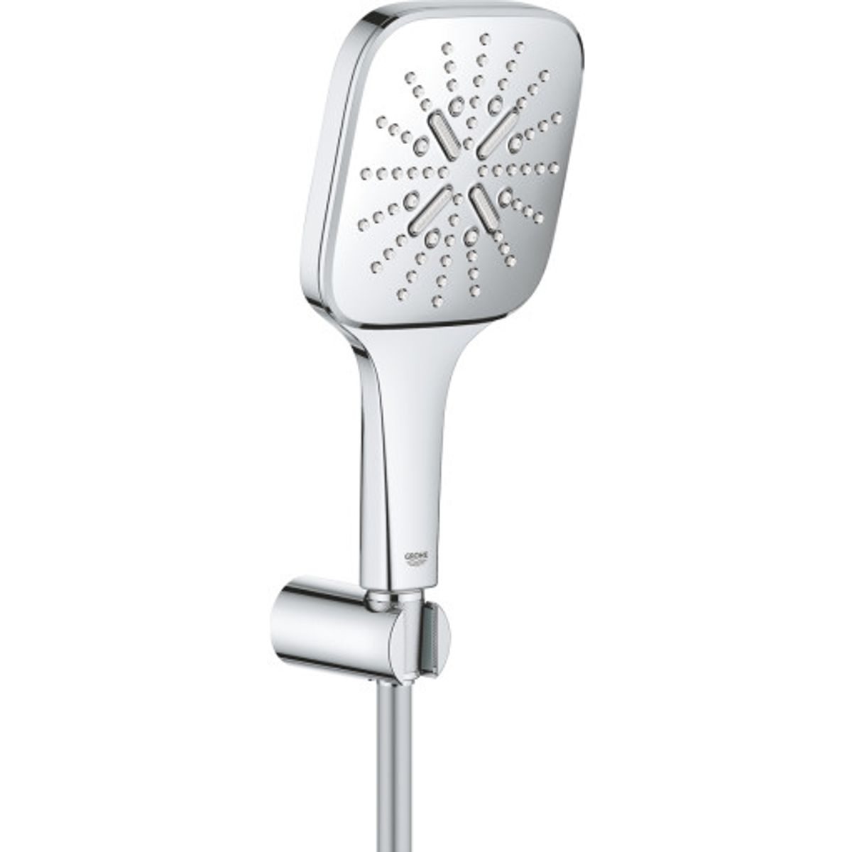 Grohe Rainshower SmartActive Cube 130 brusesæt, vandbesparende, krom