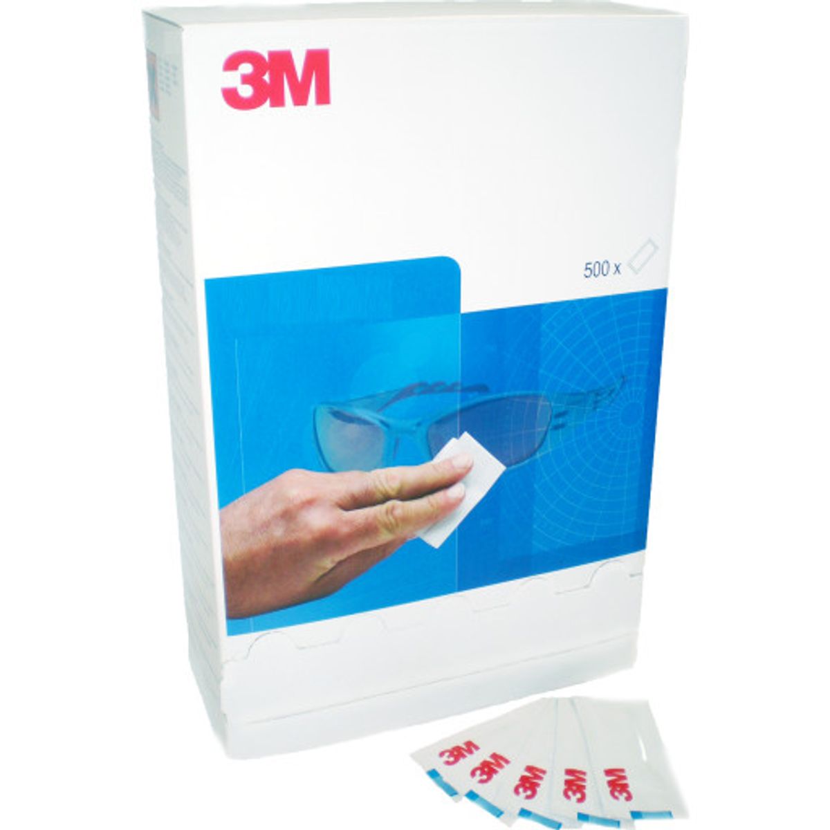 3M™ renseservietter mod dug, enkeltpakket, 500 stk.