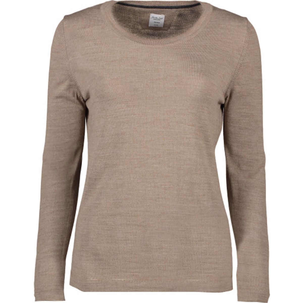 Seven Seas pullover S640, dame model, rund hals, sand, str. L