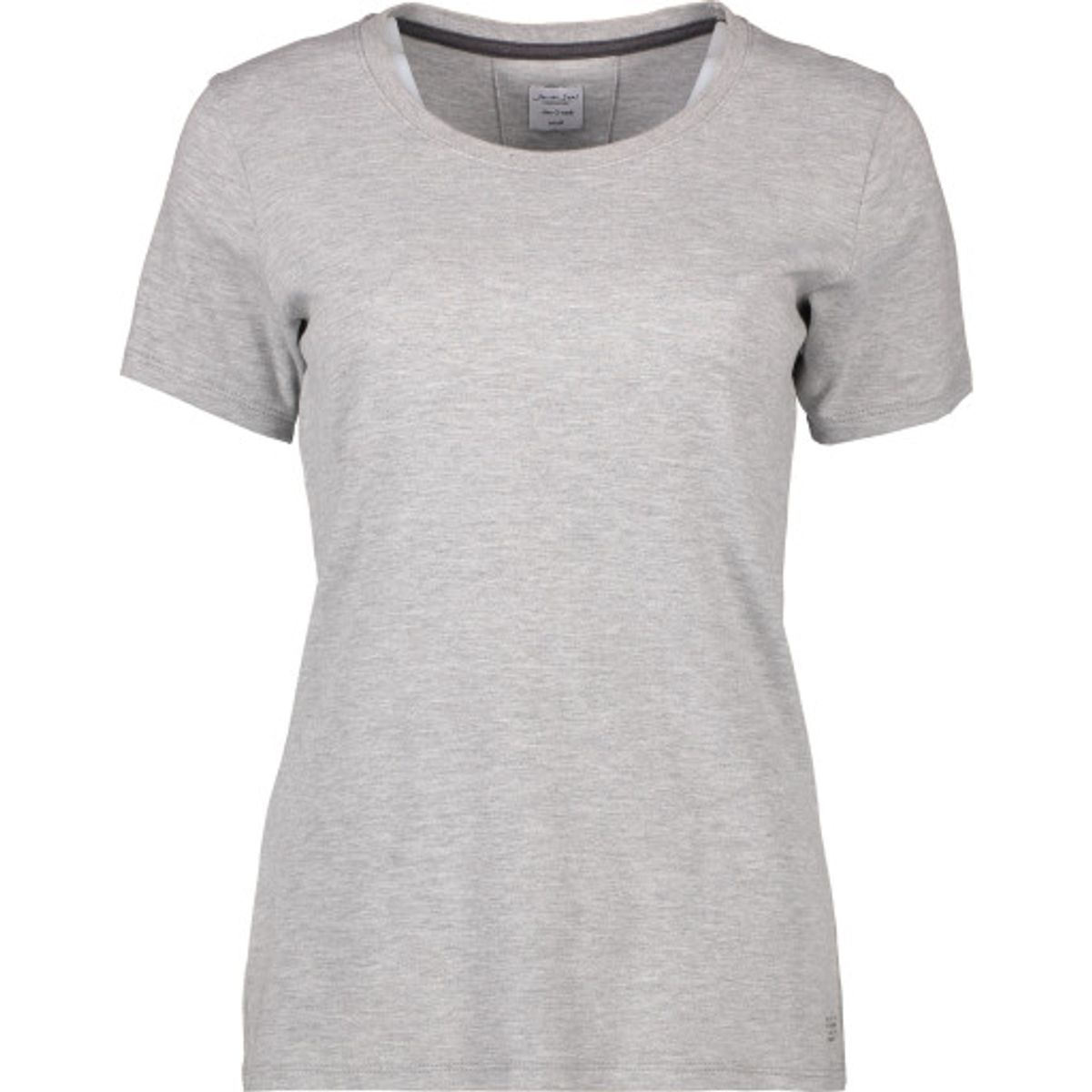 Seven Seas Interlock T-shirt S630 dame, rund hals, lys grå, 2XL