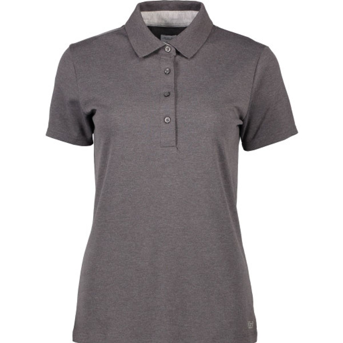 Seven Seas Interlock Polo shirt S610, dame model, mørk grå, XL