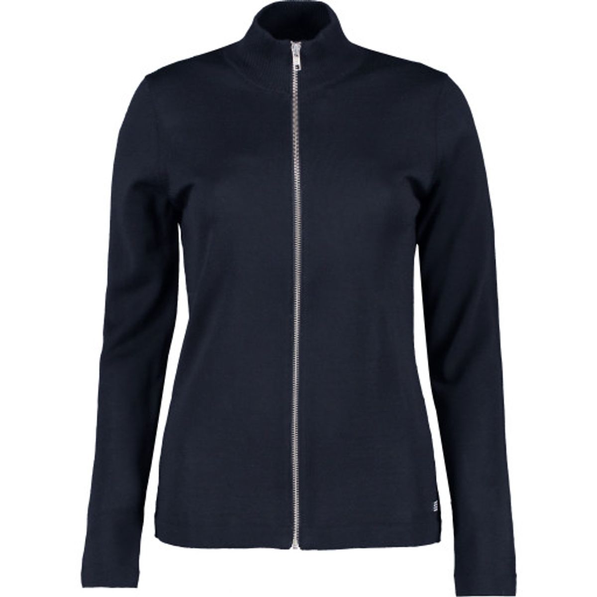 Seven Seas cardigan med lynlås S661, dame model, navy, str. L