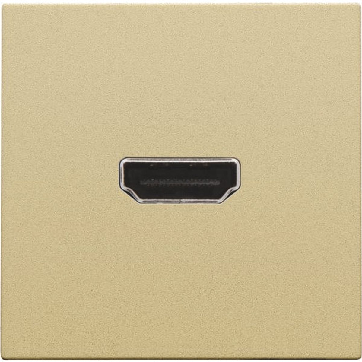 HDMI udtag med HDMI connector for stikmontering, gold coated