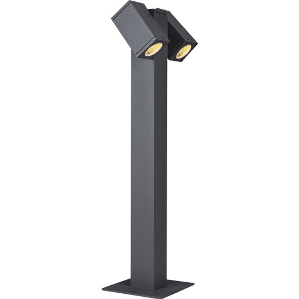 THEO PATHLIGHT double QPAR51 udendørs standerlampe antracit