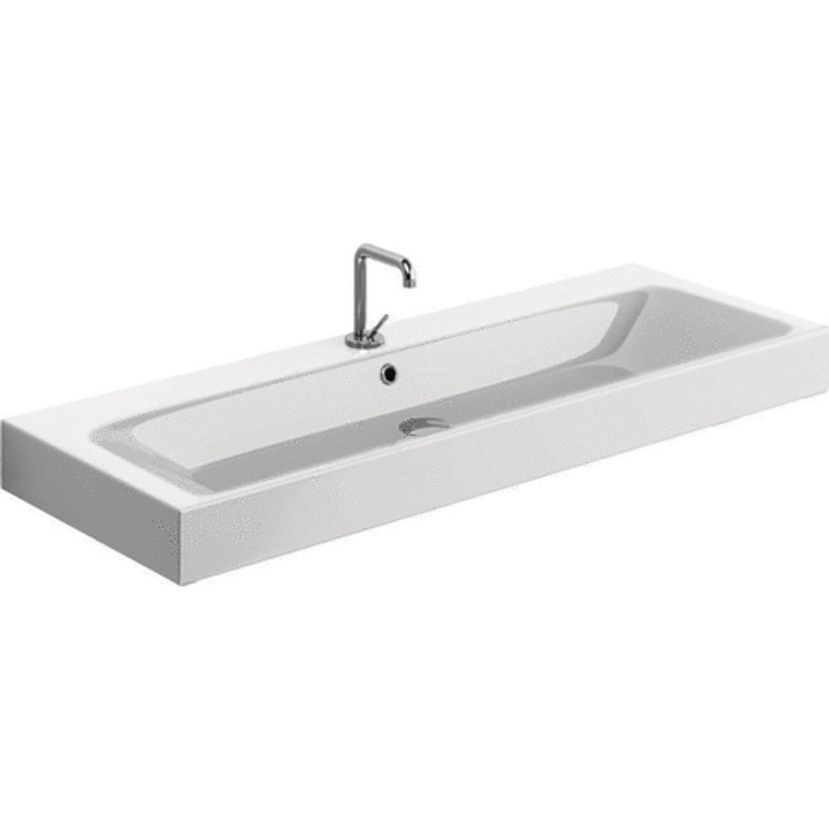 Lavabo Cento 120 håndvask, 120x45 cm, hvid