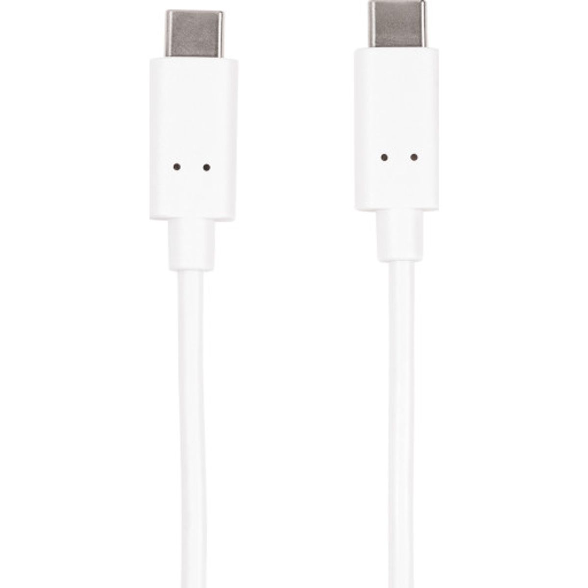 Vivanco kabel USB-C til USB-C hvid, 2 meter