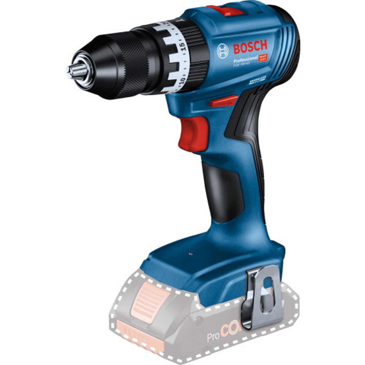 Bosch slagboremaskine GSB 18V-45, solo