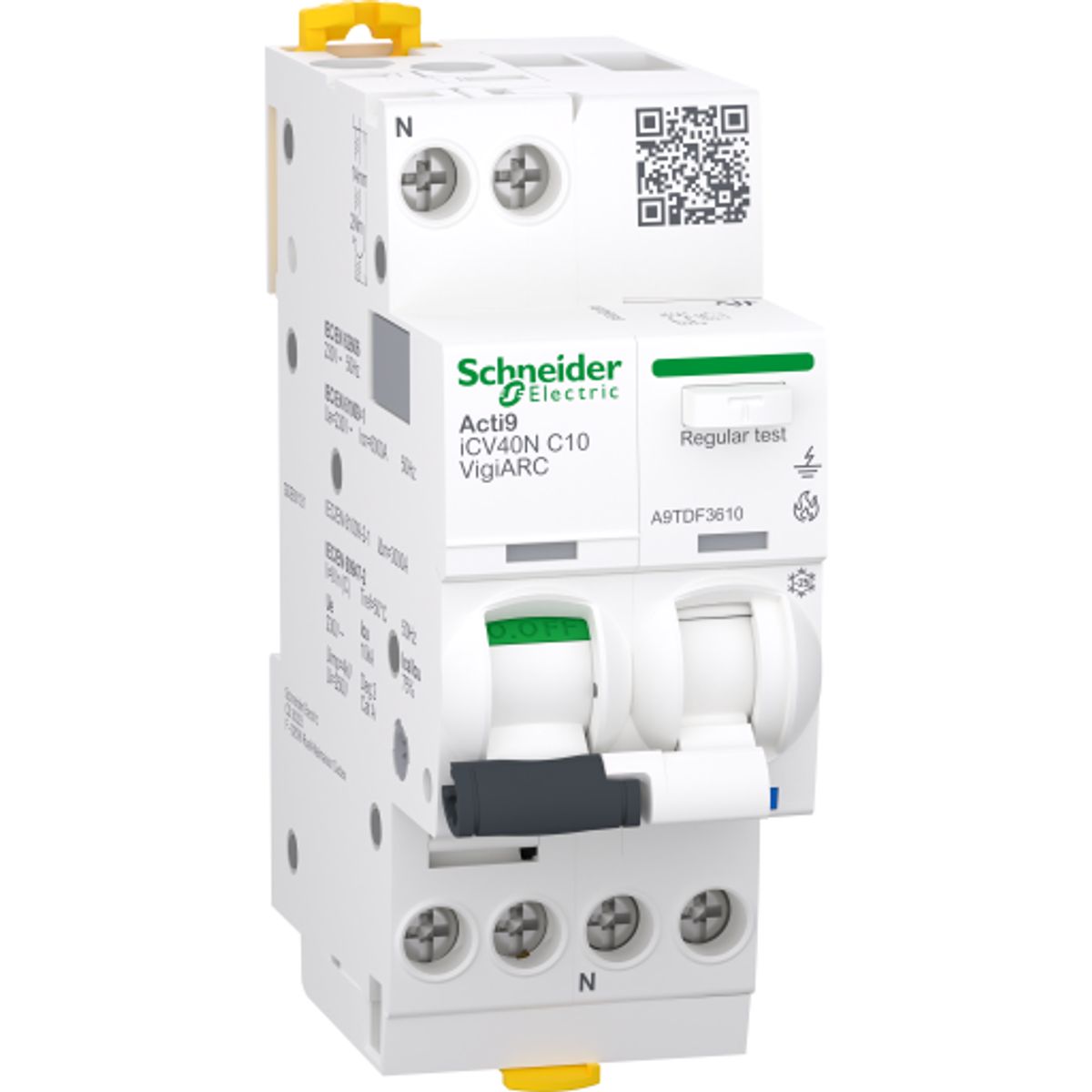 Gnistdetektor MCB+RCD+AFD 1PN C10A 30mA