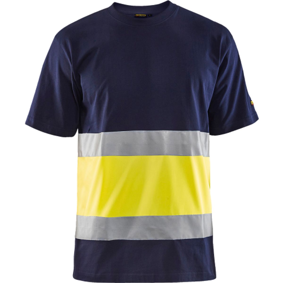 HIGH VIS T MARINEBLÅ/GULXXL