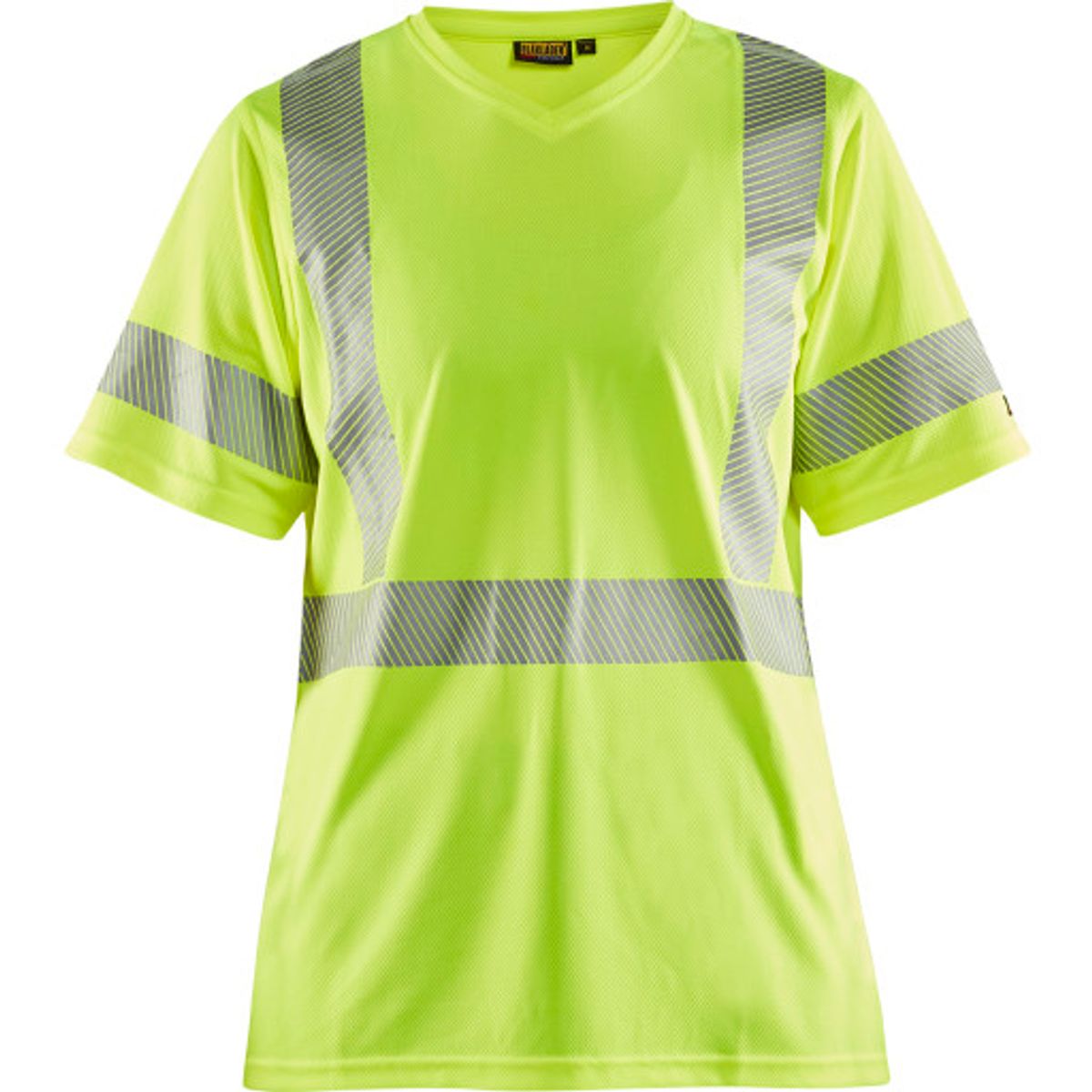 Dame high vis t-shirt gul 3336