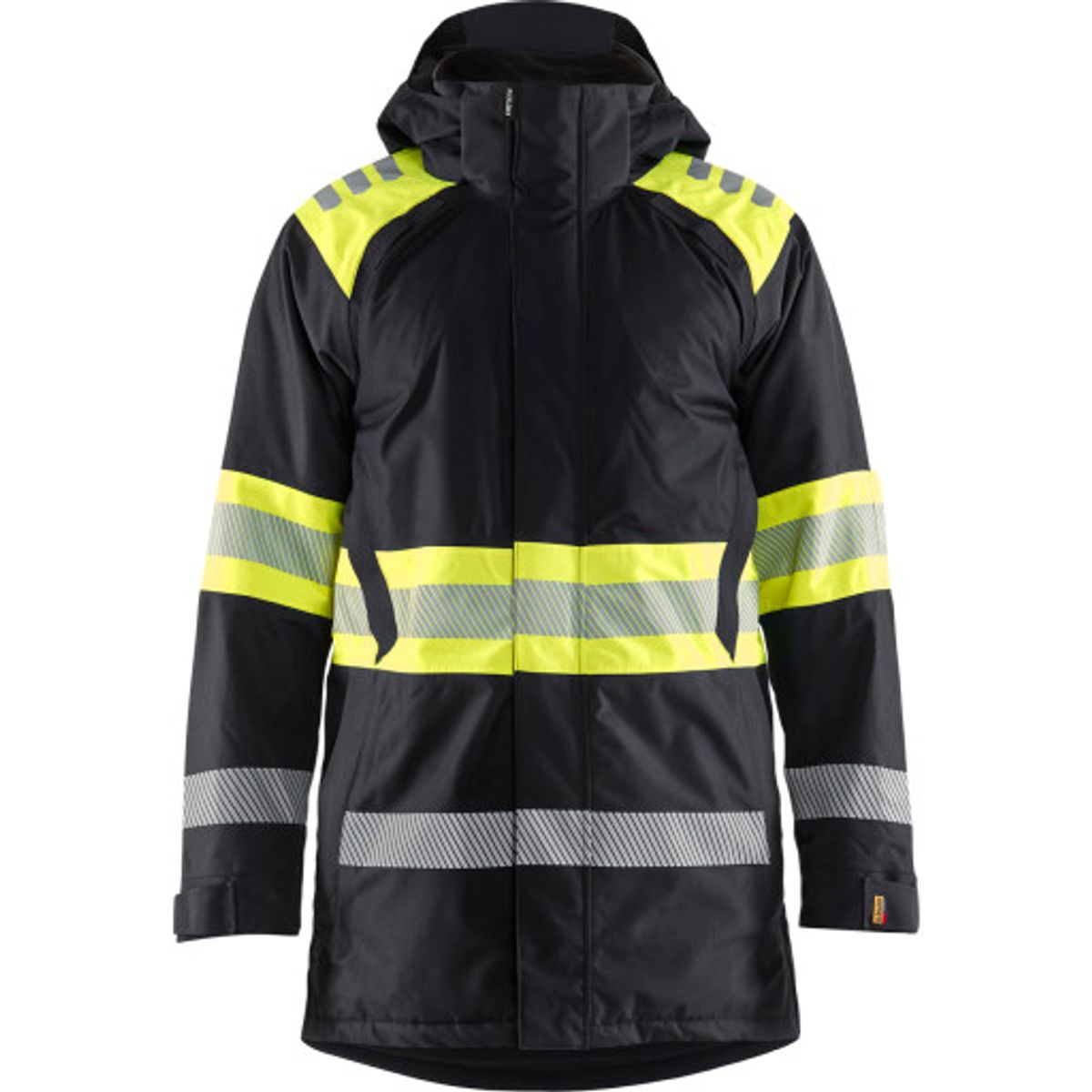 HIGH VIS VINTER PARKA SORT/HIG