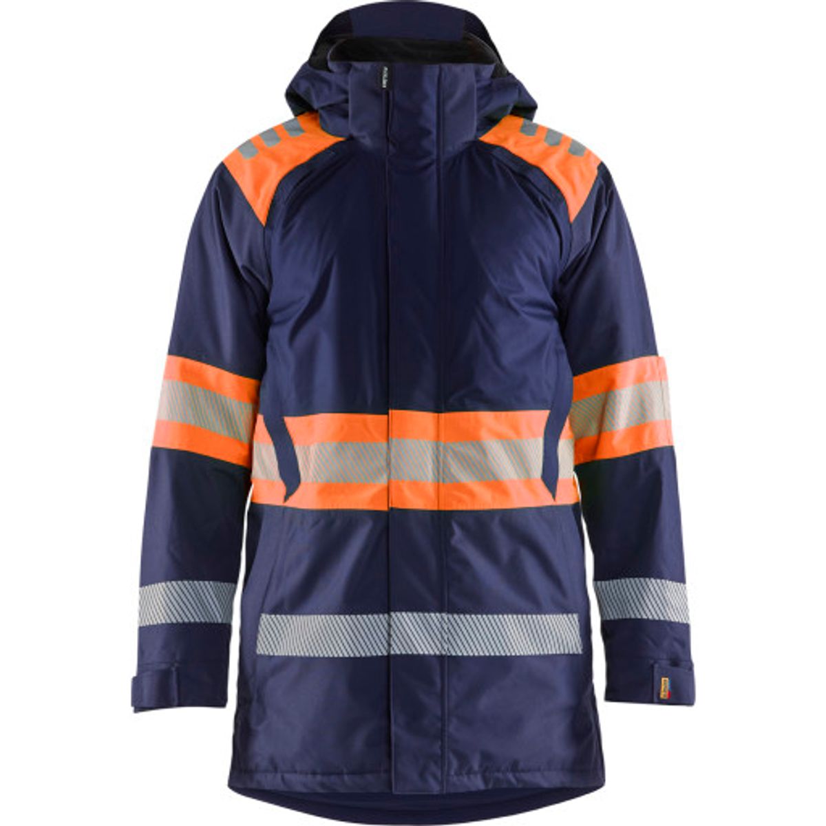 HIGH VIS VINTER PARKA MARINEBL