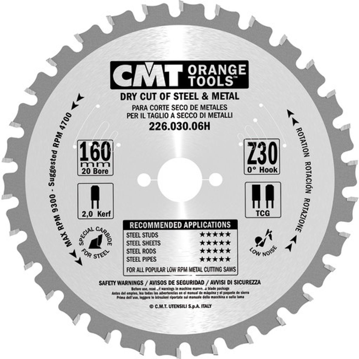 Klinge 254x2,2x30 Z60 Dry Cut