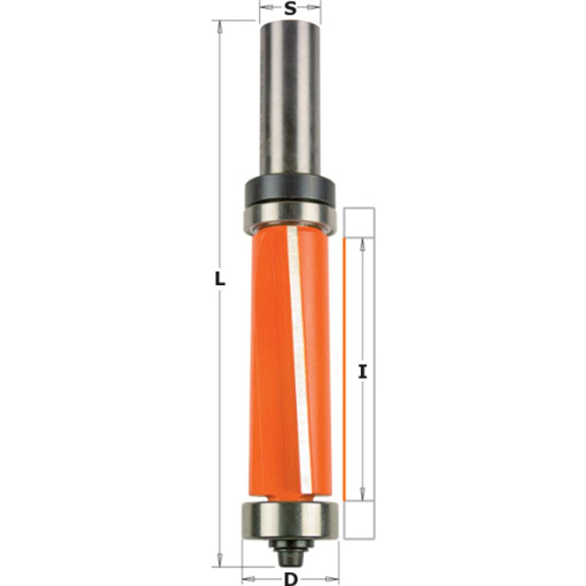 Kantfræser HM Ø12,7x25,4m/leje