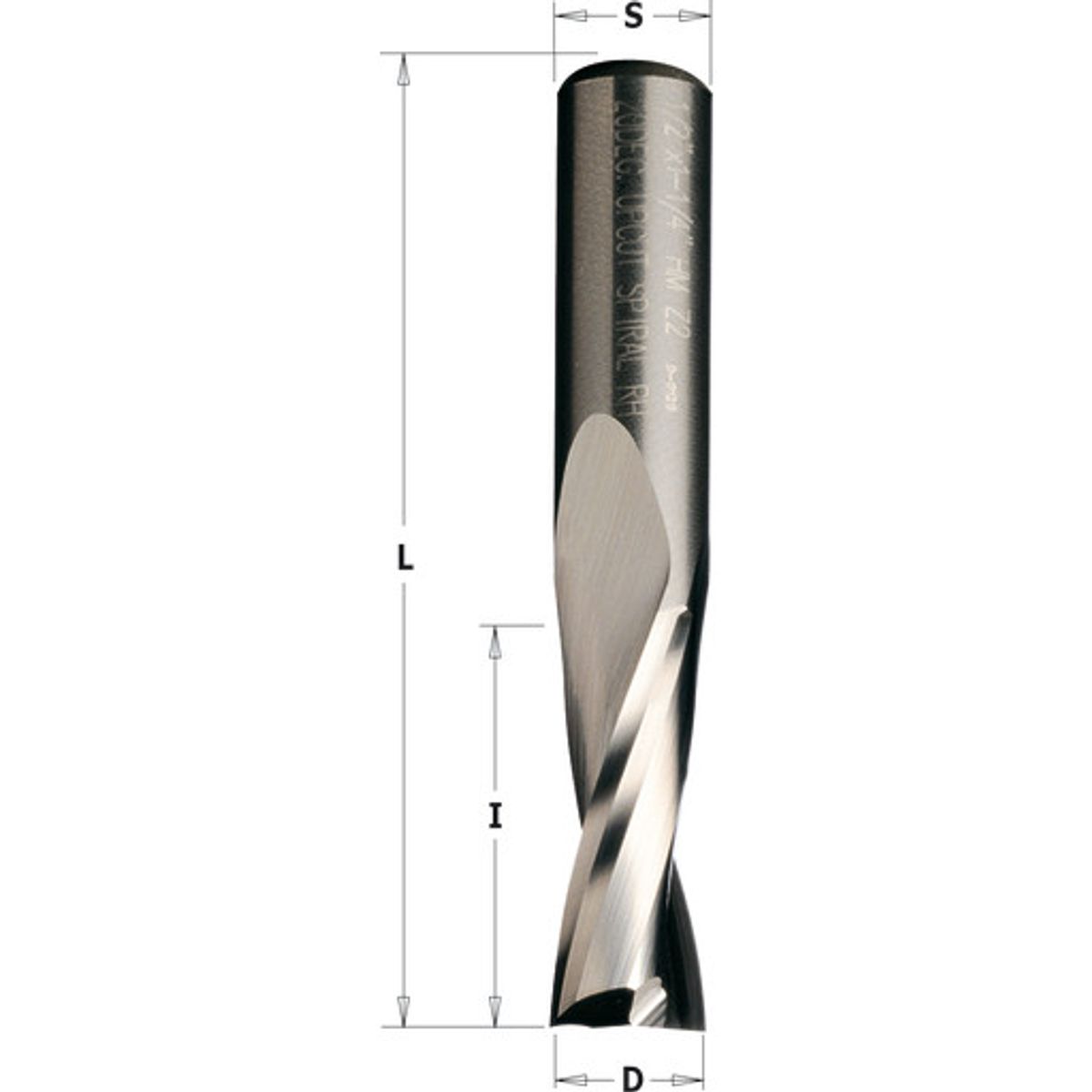 Spiralfræser HM 8x32 8mm