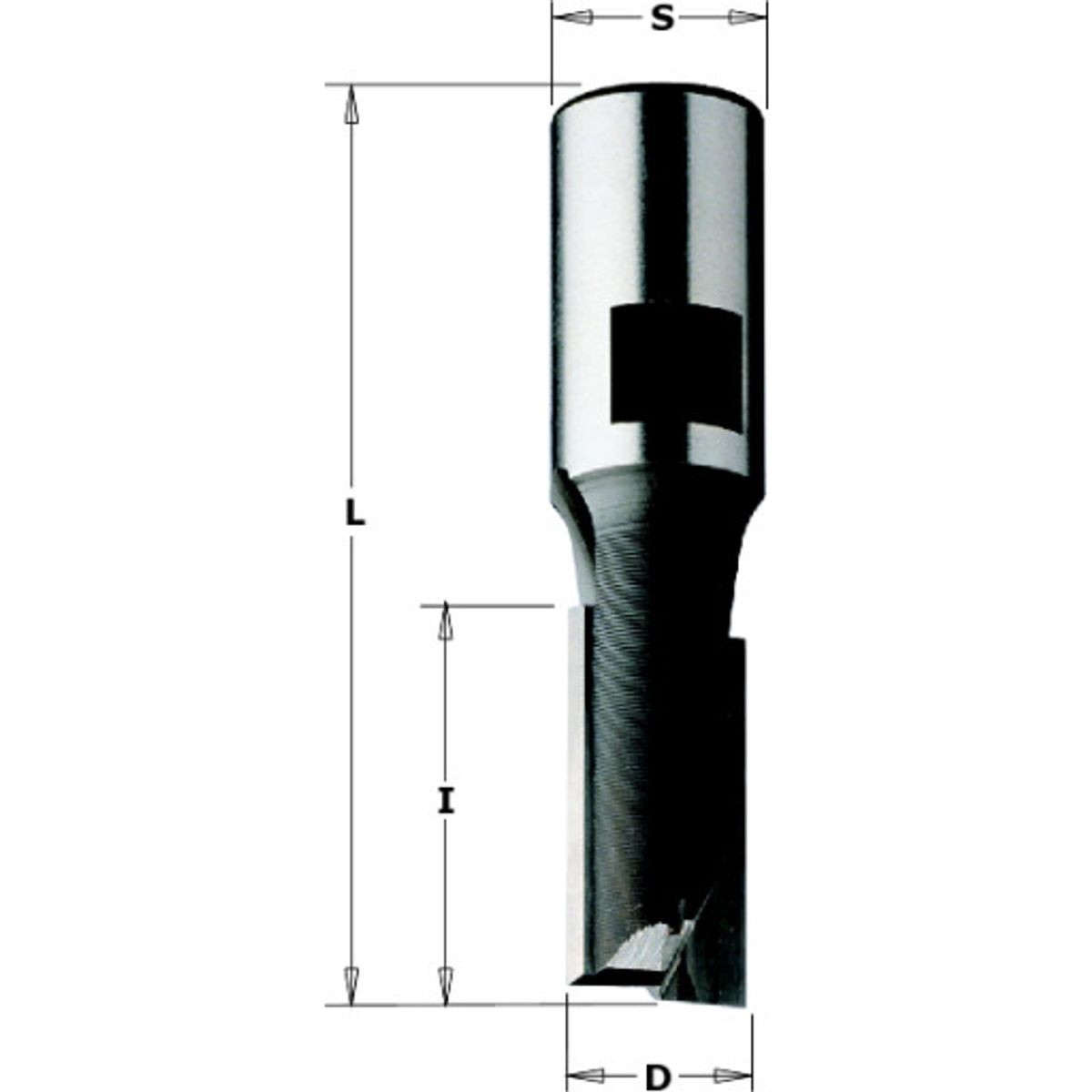 Notfræser HM 16x77 indv. M10