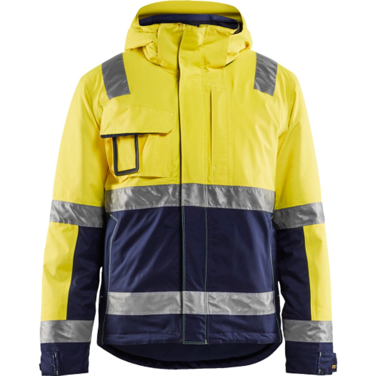 Blåkläder vinterjakke 48701987, High-Vis kl3 gul/marine, str. XL