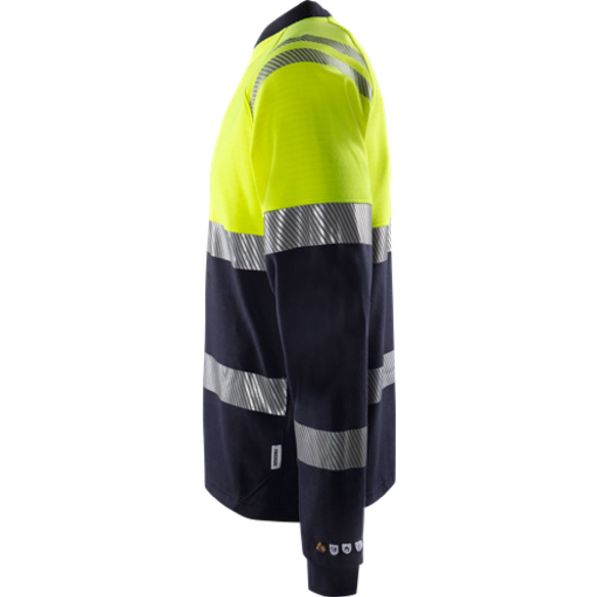 Flamestat hi vis langærmet t-s