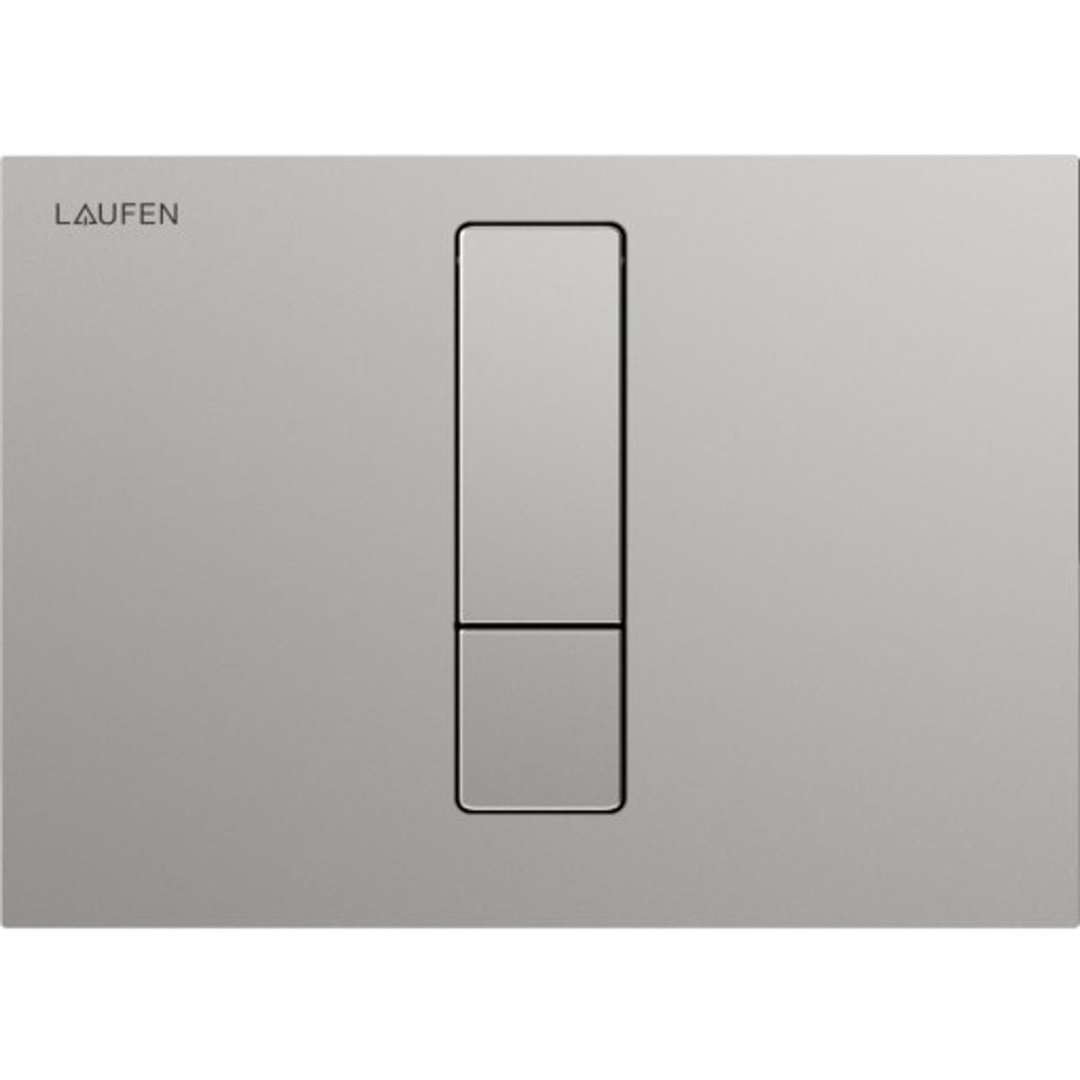 Laufen Lis AW103 betjeningsplade, rustfrit stål