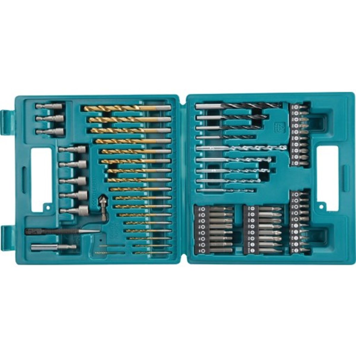 Makita bore/bits/toppesæt i kuffert - 75dele