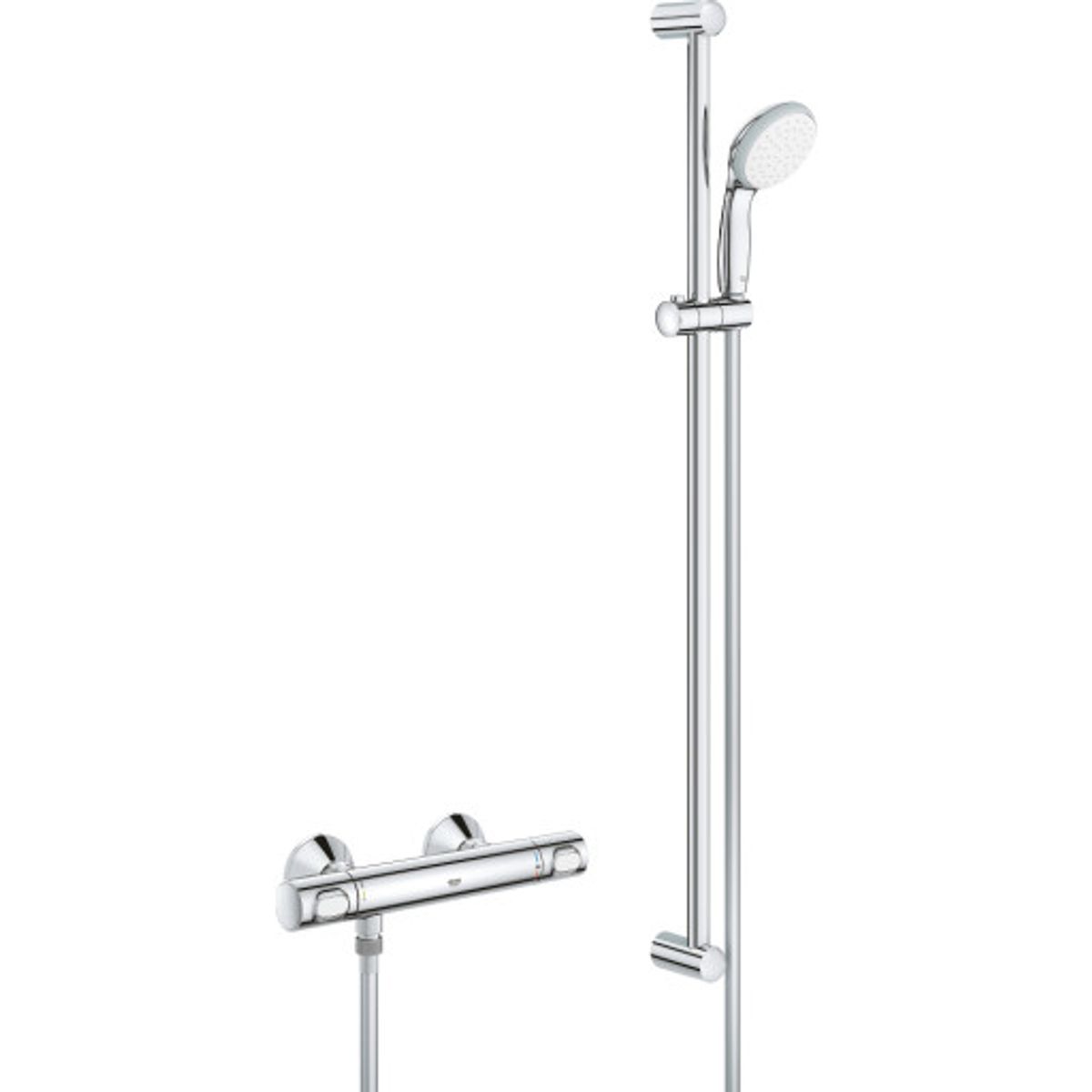 Grohe Precision Flow brusesæt, krom