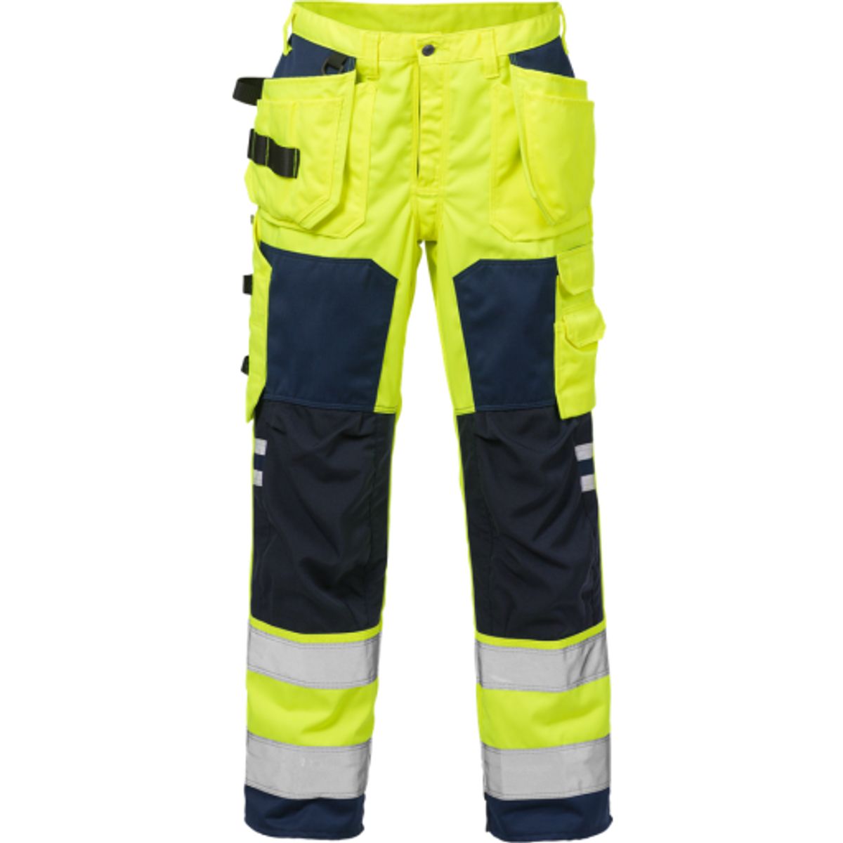 HI VIS HÅNDVÆRKER BUKSER KL.2