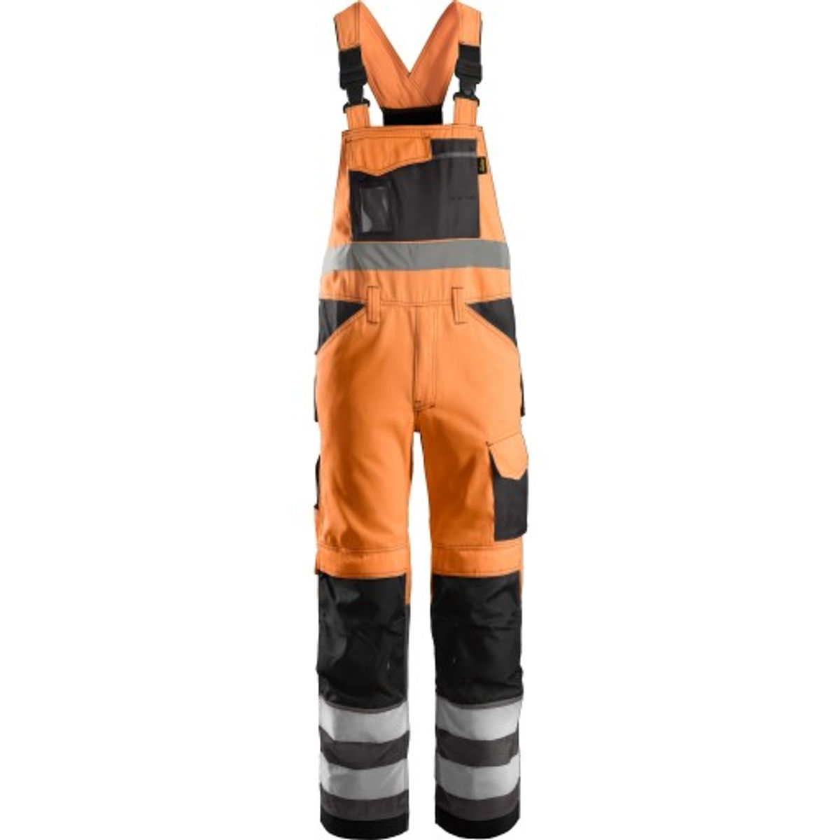 Snickers overall 0113, High-Vis kl2 orange/gråmeleret, str. 54