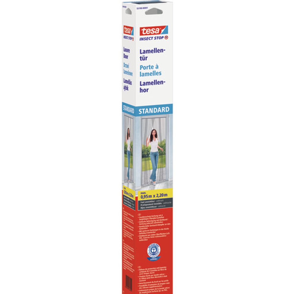 Tesa Insect Stop Comfort insektnet, 95x220 cm, antracit