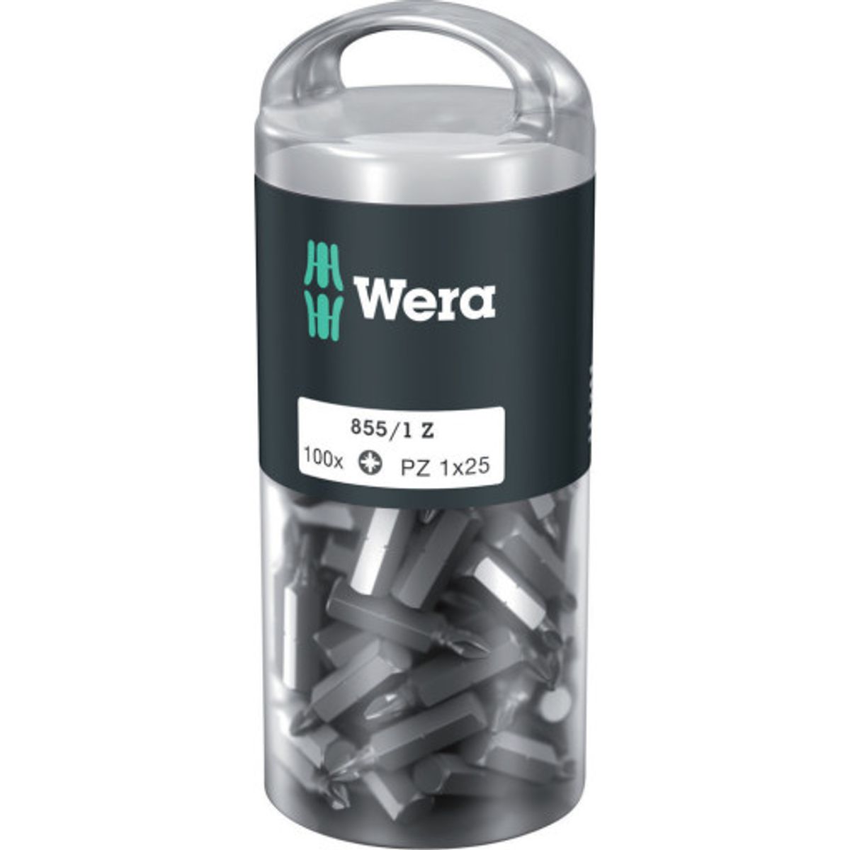 100 stk WERA 855/1 Z DIY bits, PZ1 x 25 mm