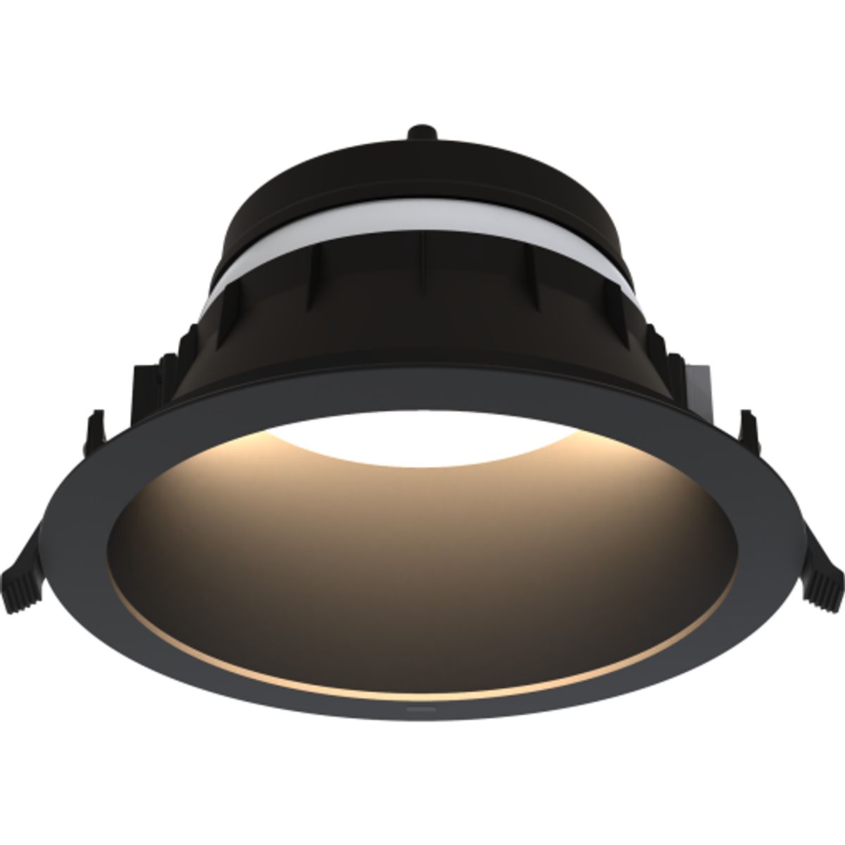 Comfort Downlight Reflektor og Front Sort