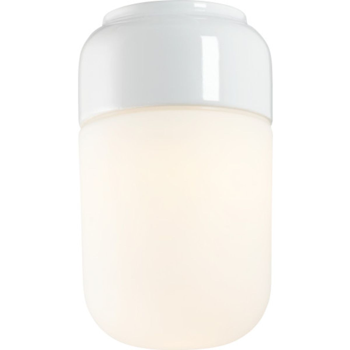 Ifö Ohm loftlampe, hvid/opal