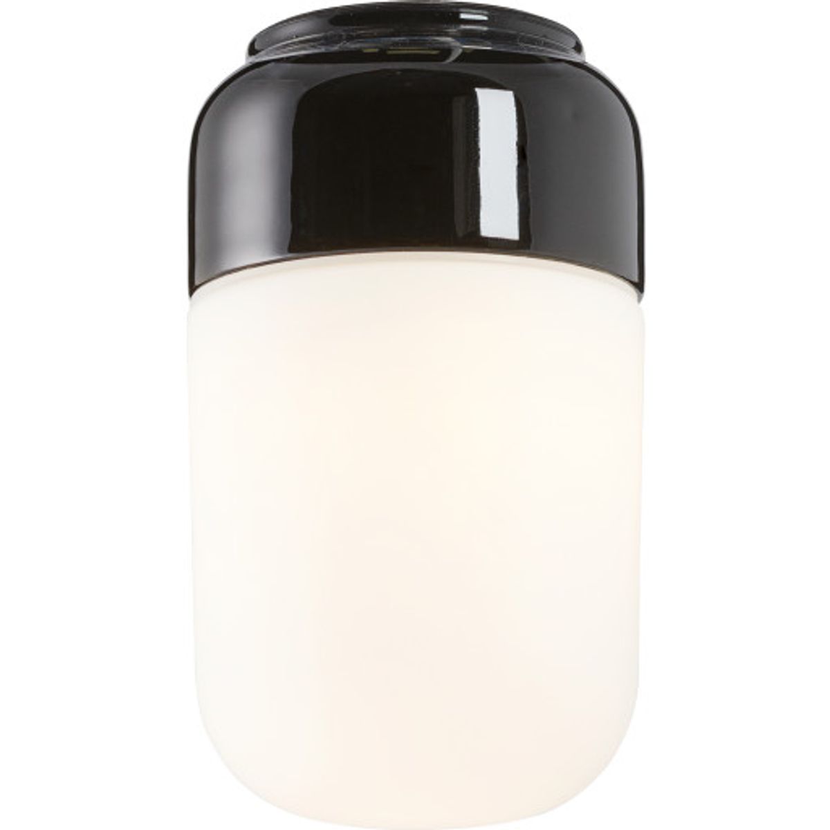 Ifö Electric Ohm loftlampe, sort/opal