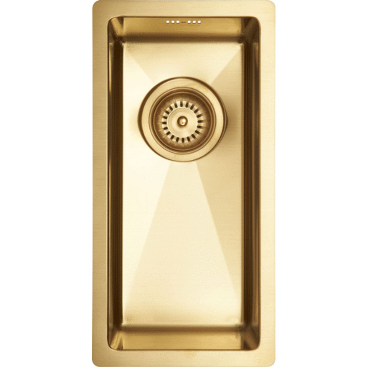 Lavabo Kubus 180 Soft køkkenvask, 22x44 cm, guld