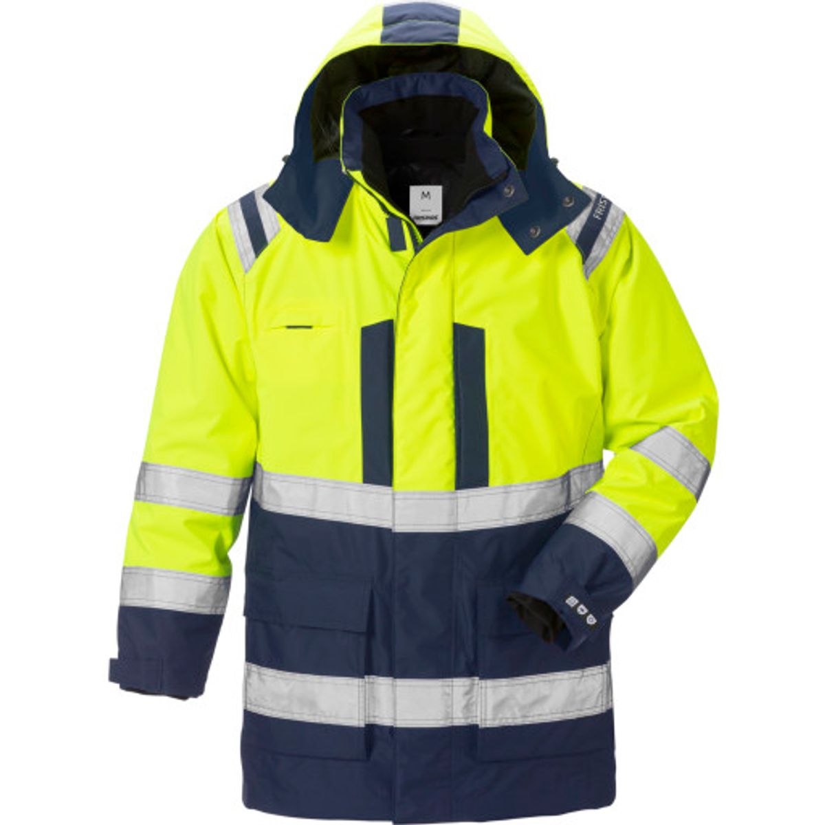 Kansas vinterparka 119628-271 High-vis kl.3 gul/marine, str. XS