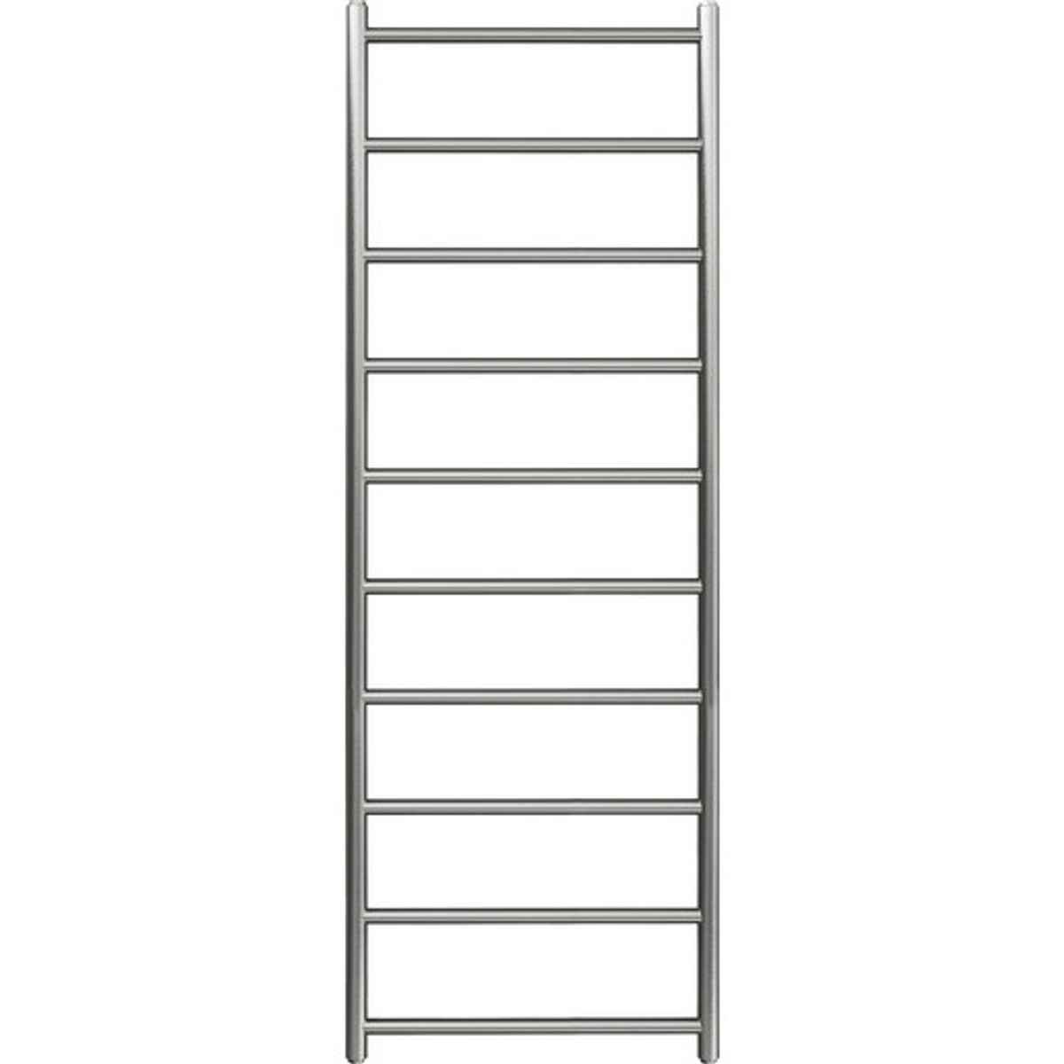 Kriss Polaris håndklædetørrer, kombi, 50,3x144,2 cm, børstet rustfrit stål