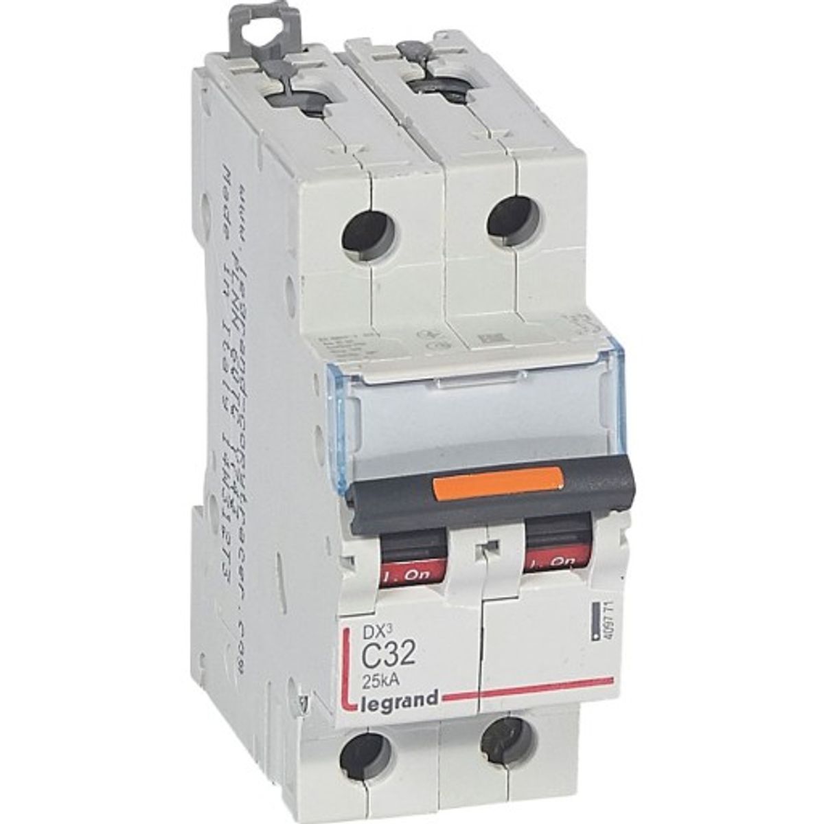 DX3 MCB automatsikring C32 2P 2M 25kA