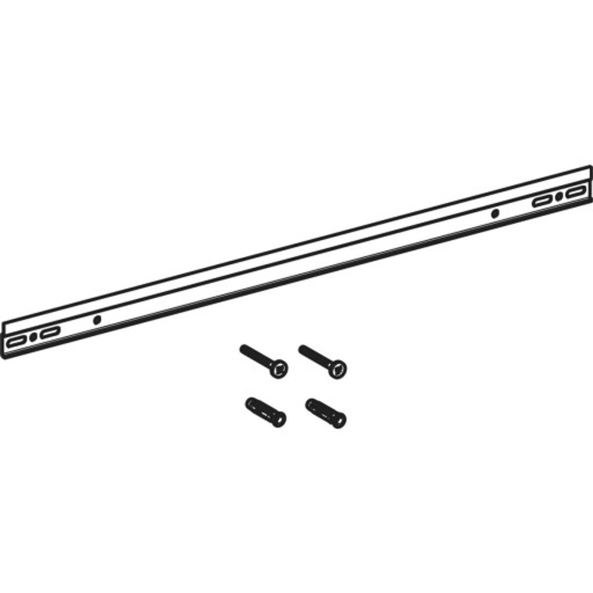 Ifö Sense ophængningsskinne t/skab 360mm