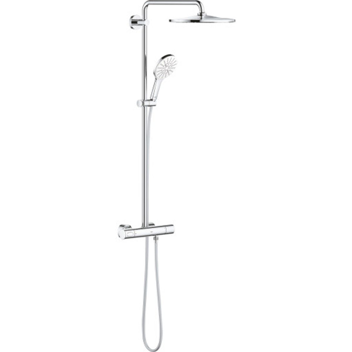 Grohe Rainshower SmartActive 310 brusesæt, krom/hvid