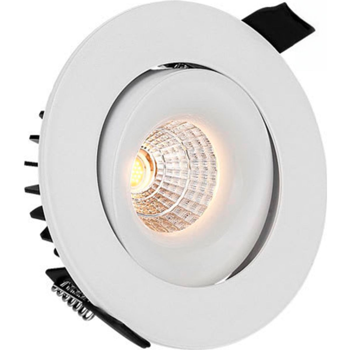 Downlight Moon LED 12W 830, 36°, med kip, hvid m/dæmpbar driver