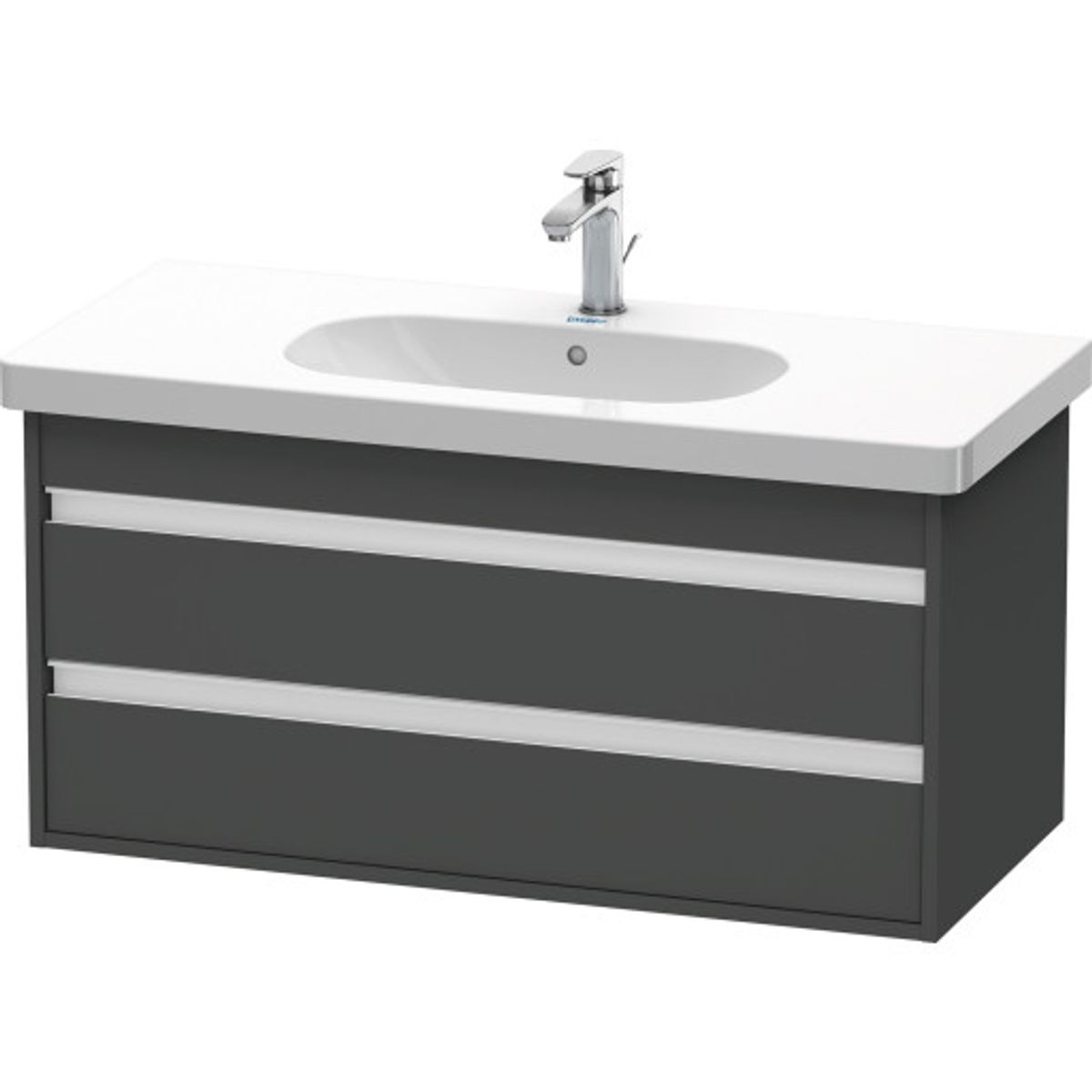 Duravit Ketho vaskeskab 455x1000mm. mat grafit