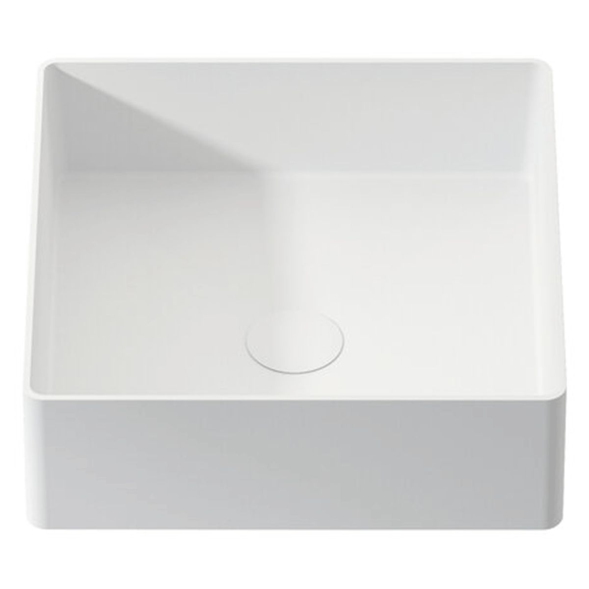 Lavabo Pisa Solid Surface 36x36 håndvask, hvid