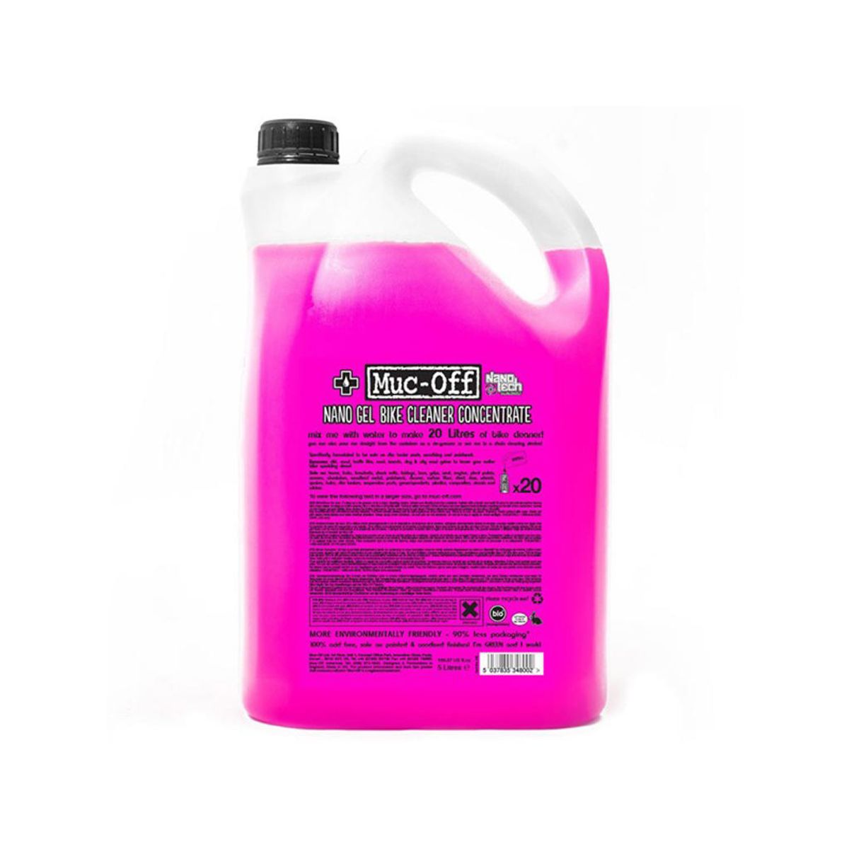 Muc-Off Nano Tech Bike Cleaner - Koncentrat - Cykelvaskemiddel 5 liter