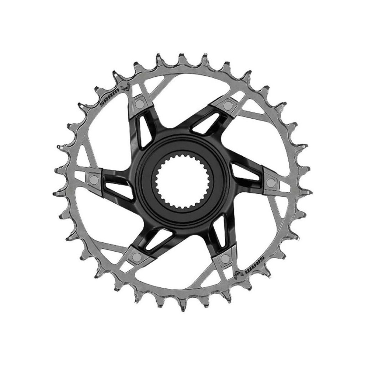 Sram XX T-Type Eagle klinge - Bosch Gen. 4 - Direct Mount - 12 Speed - 36T - Sort/Sølv