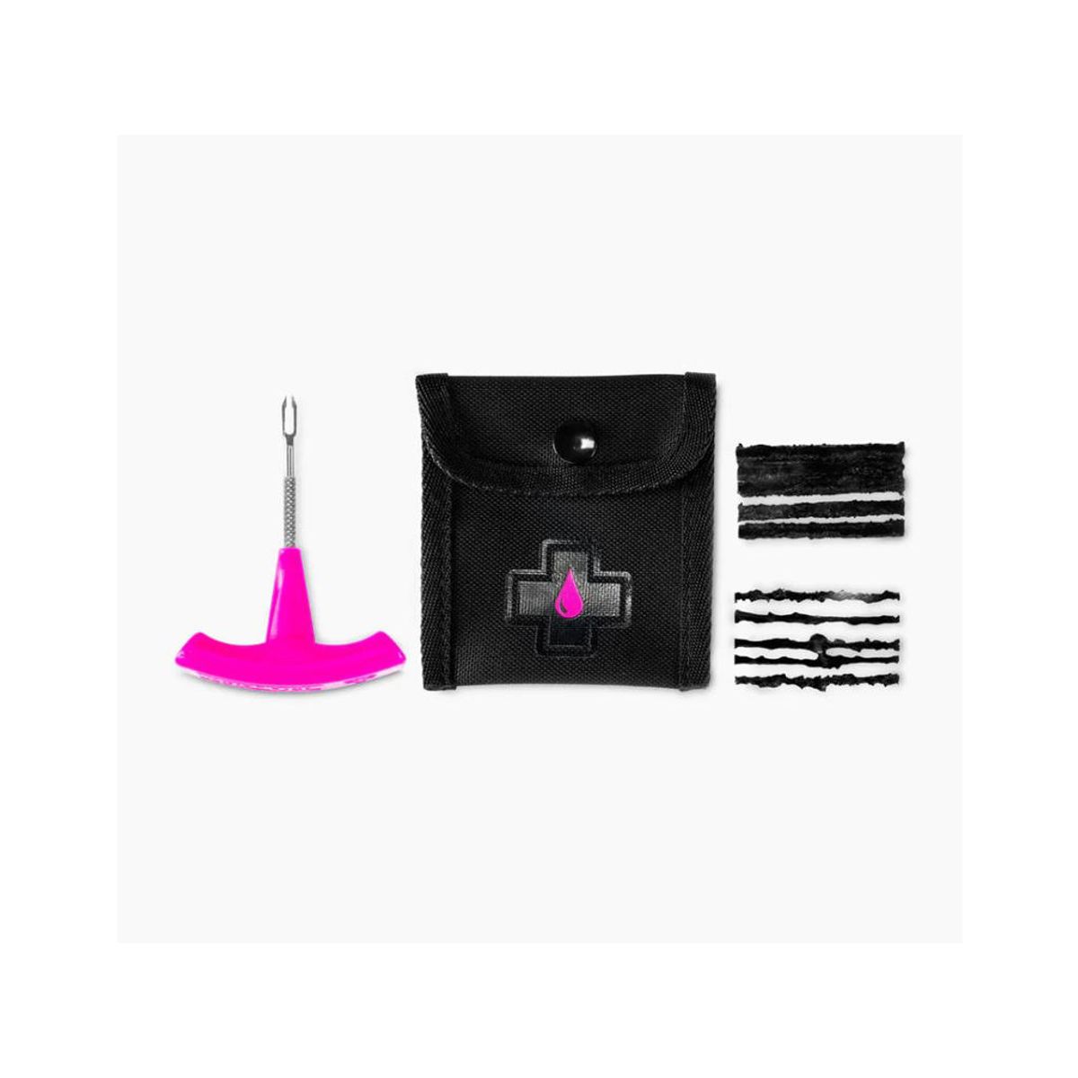 Muc-Off B.A.M Tubeless Repair Kit- Tubeless lappegrej - Værktøj inkl. 10 stk lappestrips